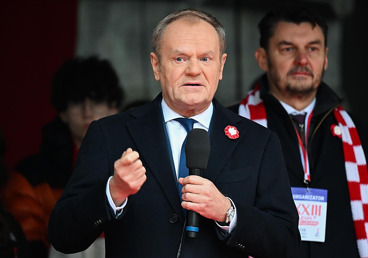 El primer ministro de Polonia, Donald Tusk.