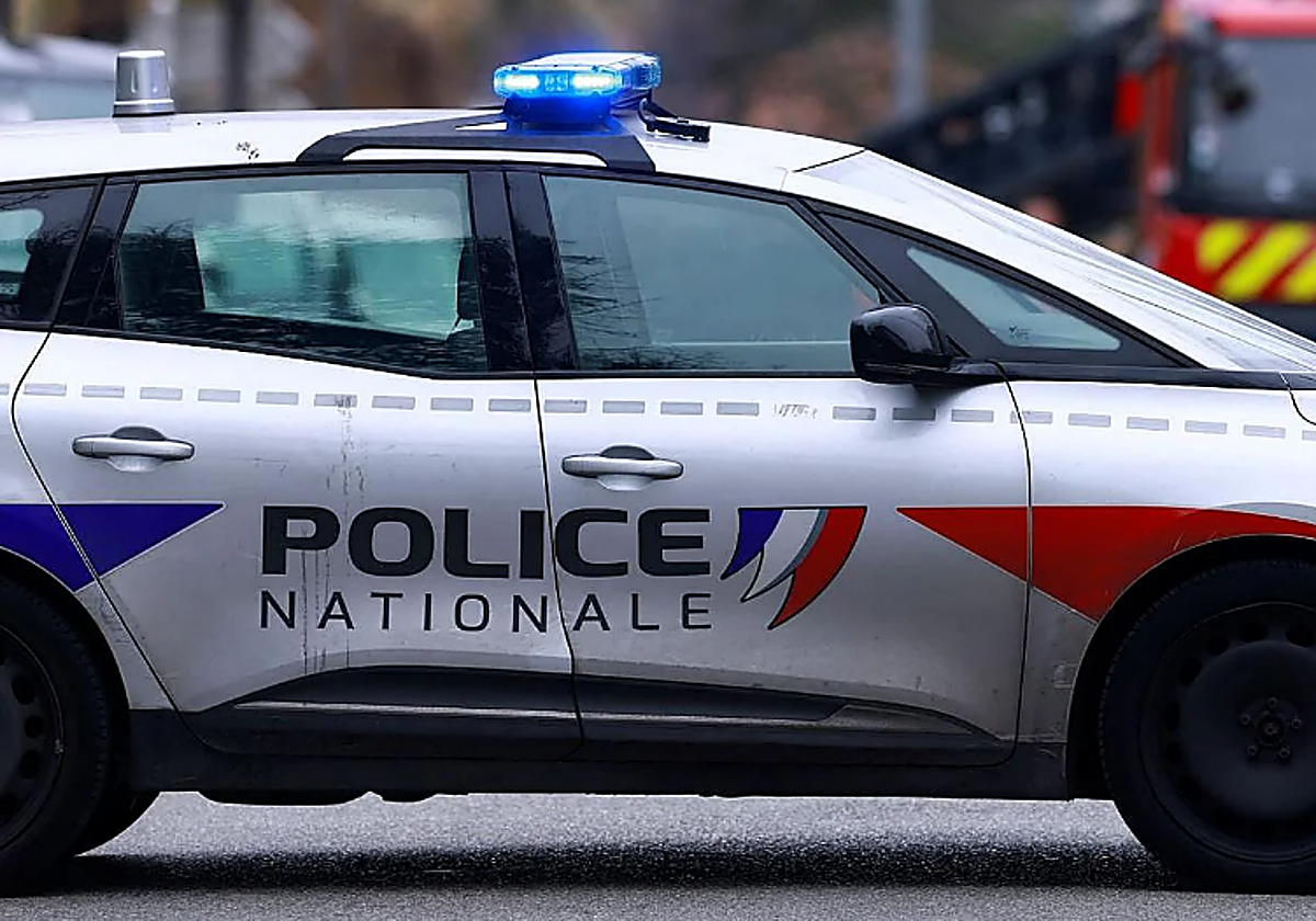 Un coche de la Policía Nacional de Francia.