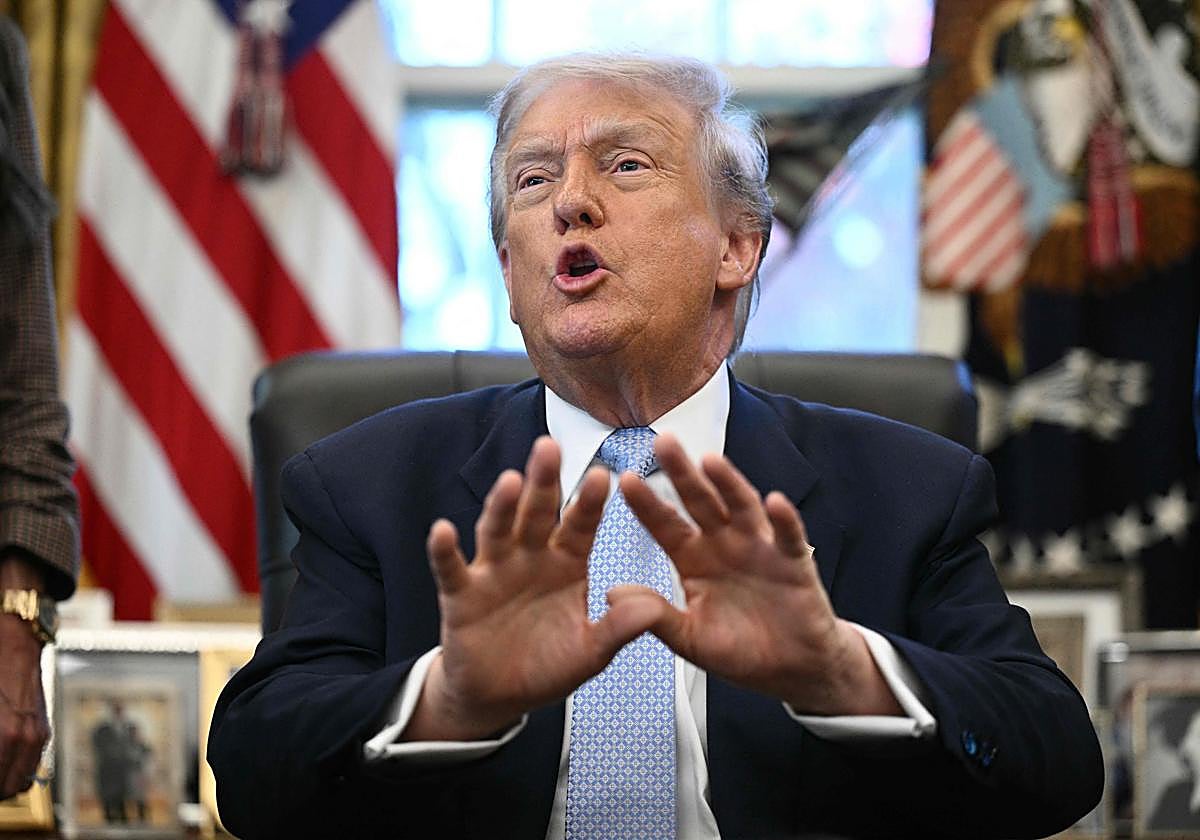 Donald Trump, en el Despacho Oval.