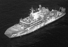 Reino Unido caza un barco espía ruso en sus aguas y advierte a Putin: «Te estamos viendo y sabemos lo que estás haciendo»