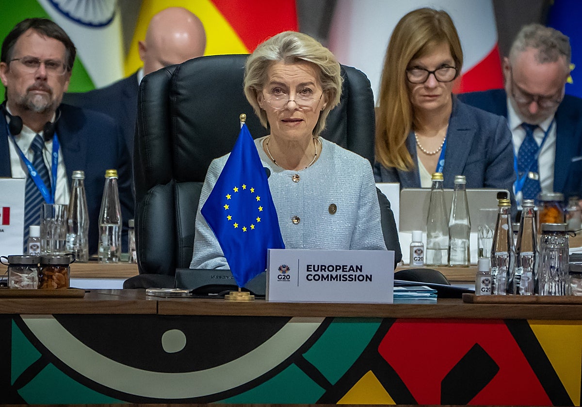 La presidenta de la Comisión Europea, Ursula von der Leyen