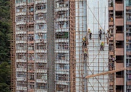 El complejo Wang Fuk Court en Hong Kong