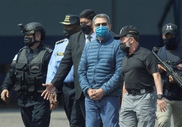 El expresidente hondureño condenado por narcotráfico es liberado por Trump