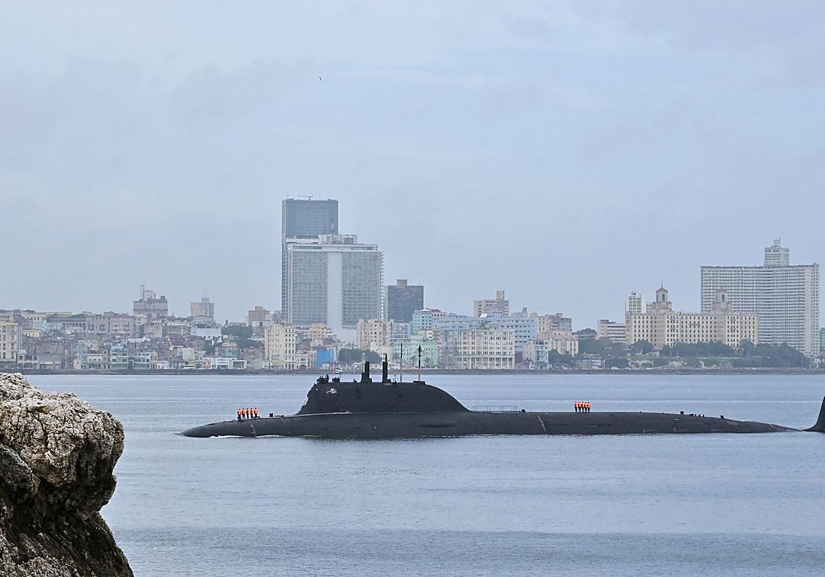 El submarino nuclear ruso en una imagen de archivo