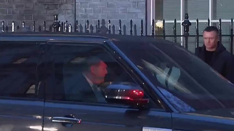 Starmer y Zelenski salen tras la reunión en Londres