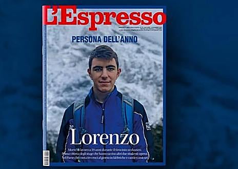 Imagen secundaria 1 - Ivana, personaje del año para L'Espresso en 2024. A la izquierda, Lorenzo Parelli, portada en 2022, ya la derecha Elena Cecchettin, en la de 2023.
