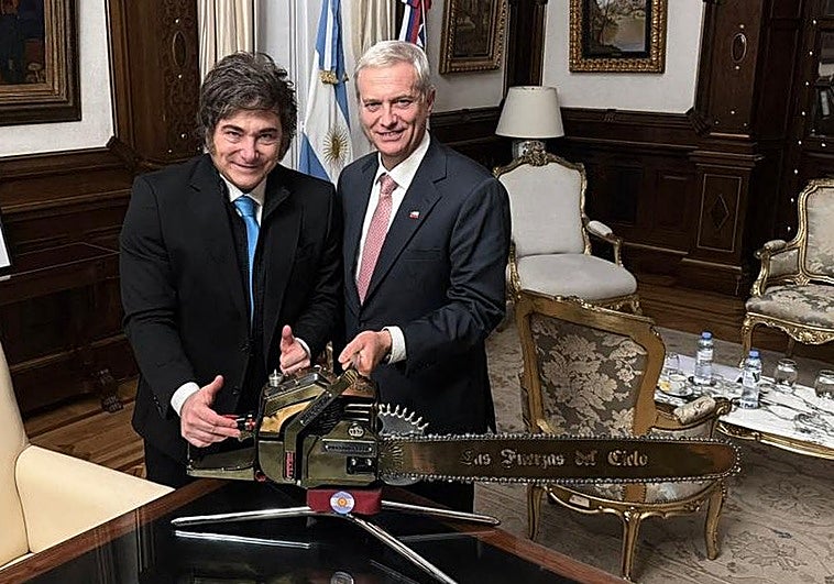 Kast visita a Milei en la Casa Rosada para «llevar a Chile buenos ejemplos»