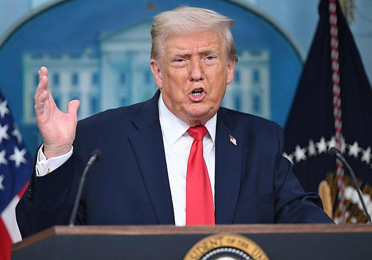 El presidente de Estados Unidos, Donald Trump