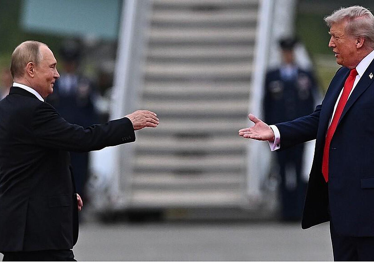 El presidente Trump y Putin