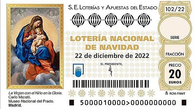 Décimo de la Lotería de Navidad 2022