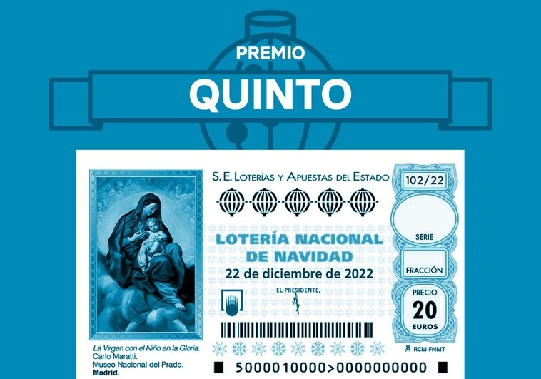 El 24492, quinto quinto premio de la Lotería de Navidad 2022