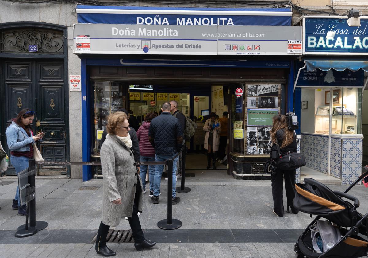 El 'secreto' de Doña Manolita para que siempre toque un premio de la Lotería de Navidad