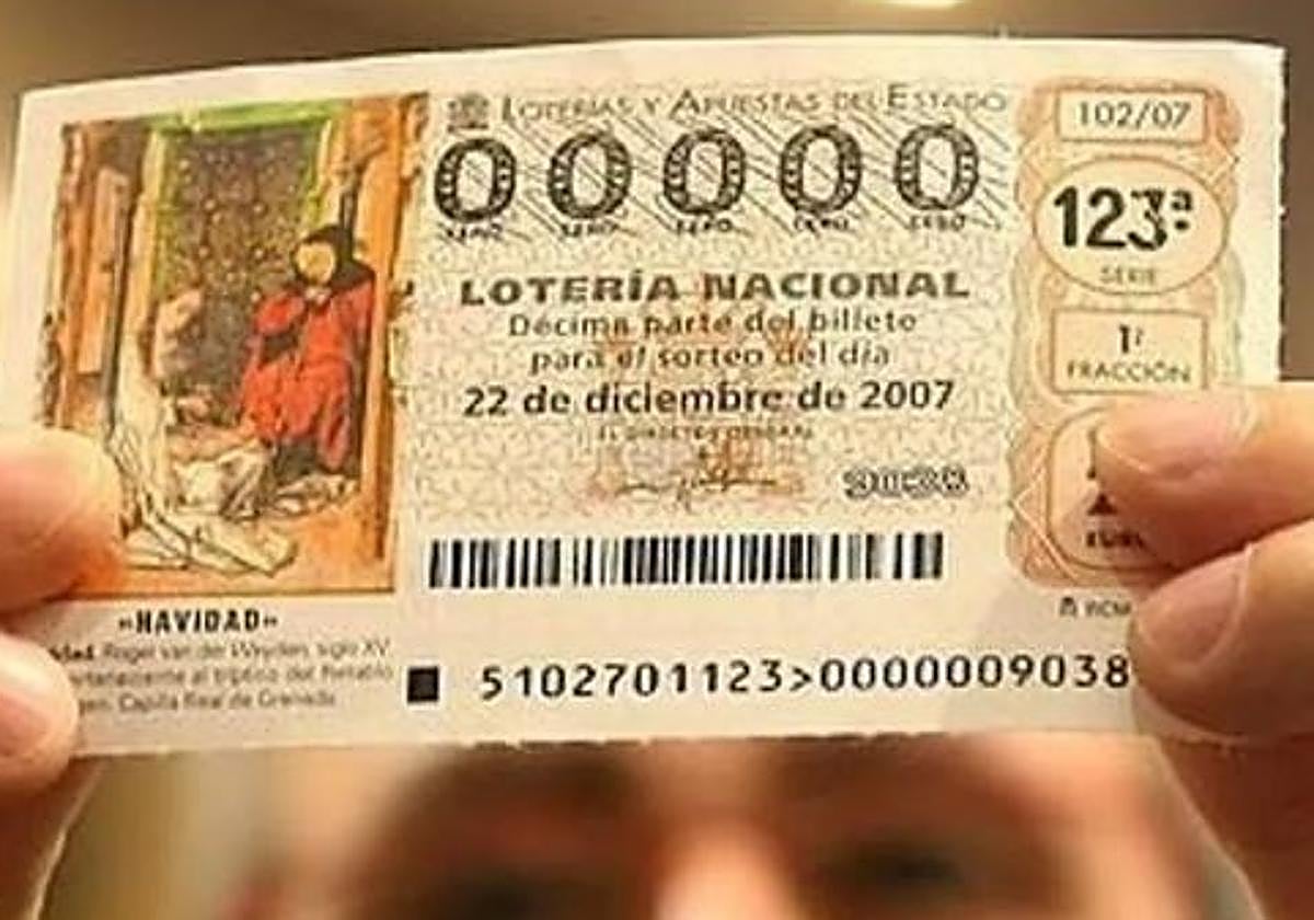 La verdad detrás del décimo con número 00000 de la Lotería de Navidad