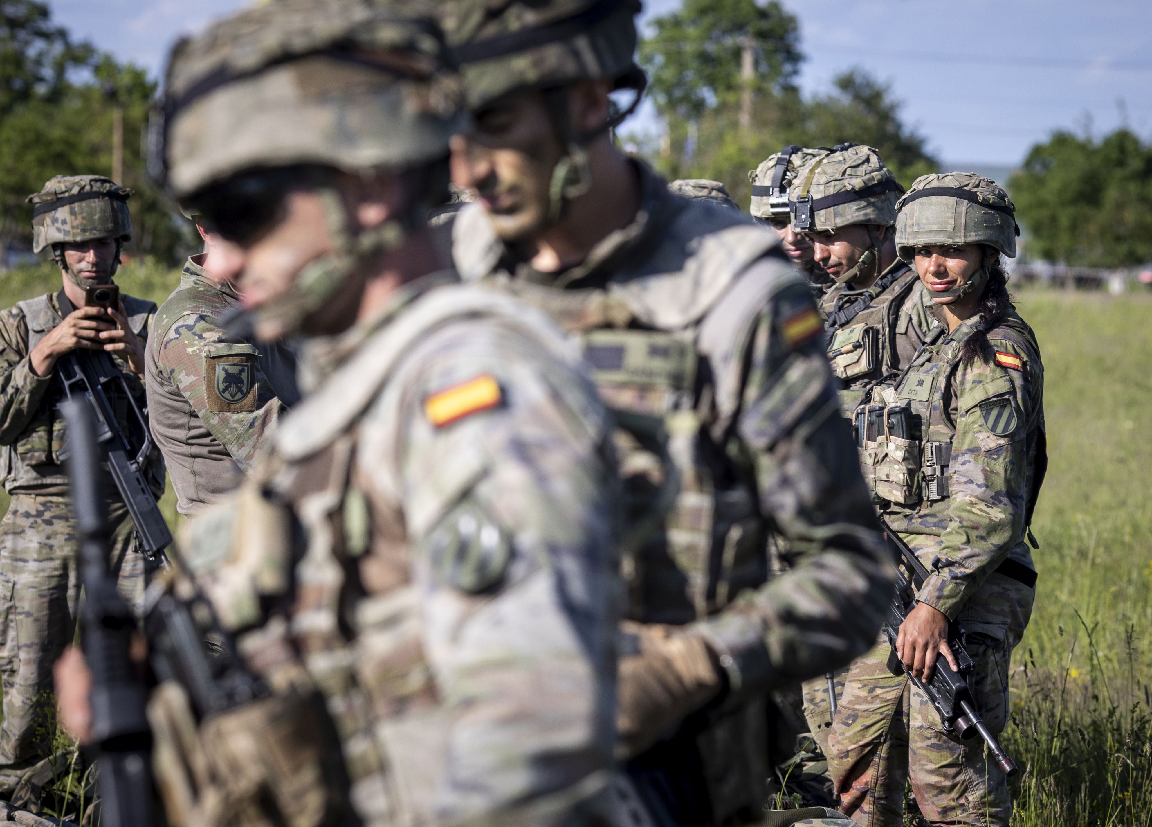 Paracaidistas españoles participan en los ejercicios de la OTAN en Rumanía