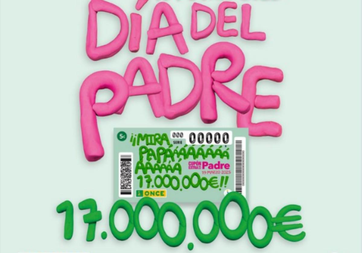 A qué hora es el Sorteo Extraordinario del Día del Padre de la ONCE y dónde seguir online hoy