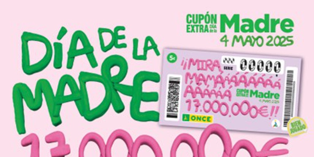Comprobar Sorteo Cupón Extra Día de la Madre de la ONCE, en directo: número del décimo ganador y lista oficial de premios hoy, domingo 4 de mayo