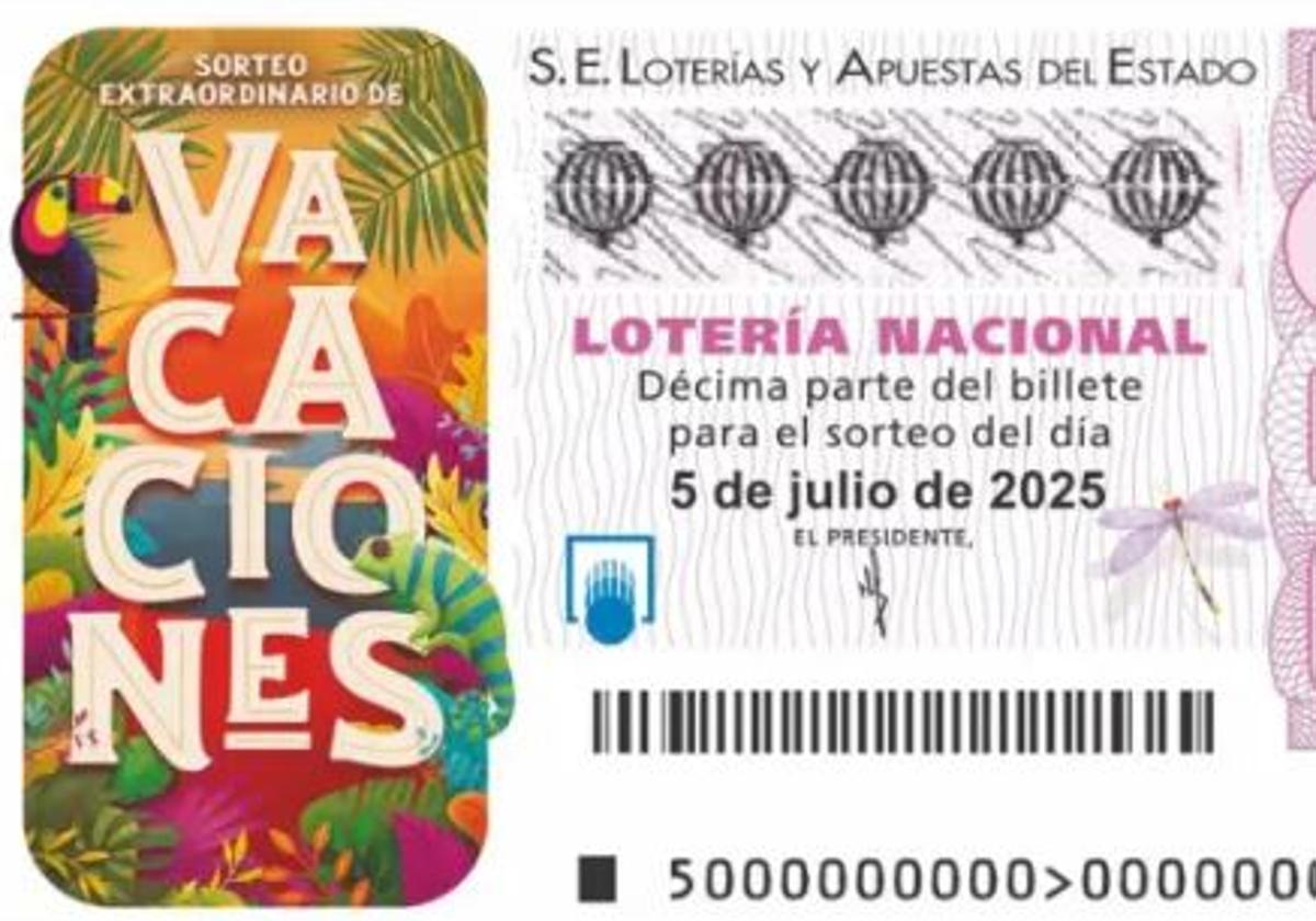Sorteo Extraordinario de Vacaciones de la Lotería Nacional, en directo: comprobar resultados, números, décimo ganador y premios de hoy, sábado 5 de julio