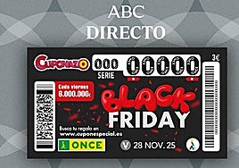 Comprobar Cuponazo del Black Friday de la ONCE, en directo: número ganador, resultado y lista completa de premios hoy