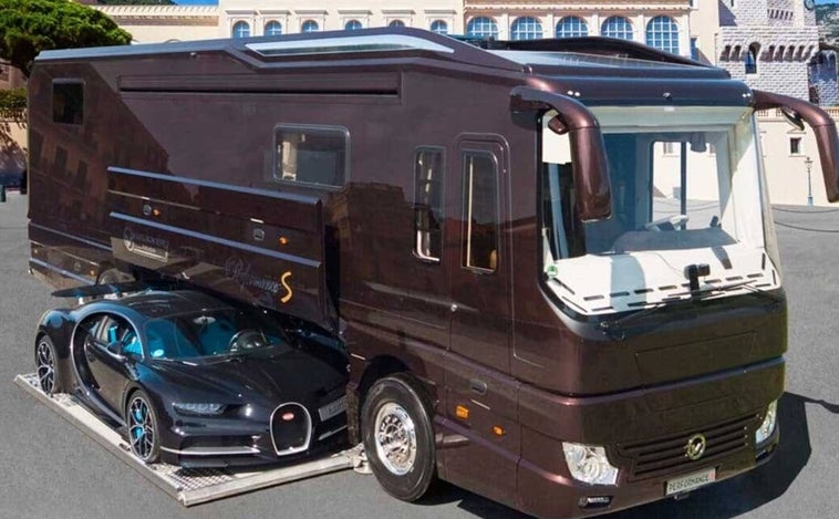 La autocaravana que cuesta más que el Bugatti que incluye