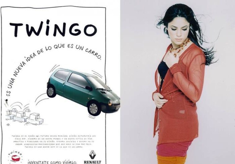 Así era el Twingo en 1995, cuando Shakira lo prefería a un Ferrari