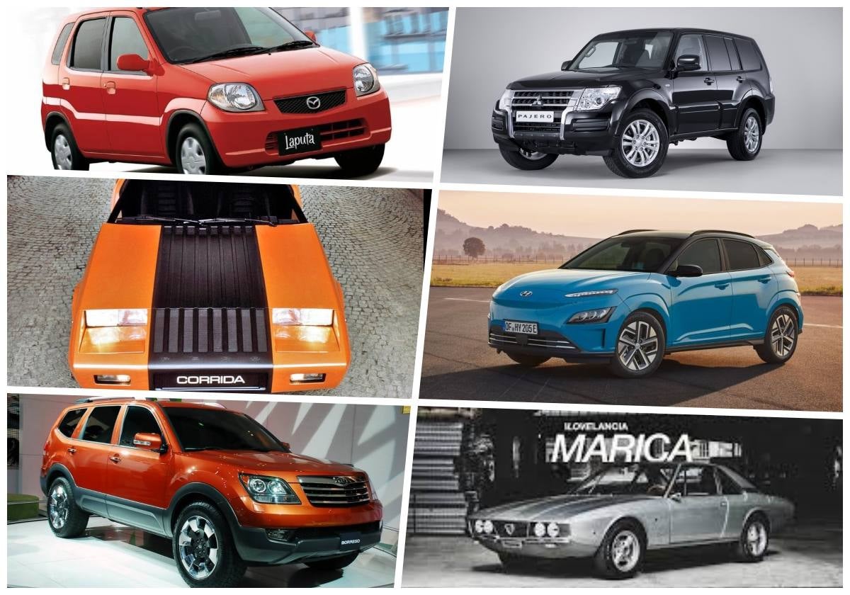 Coches con nombres feos