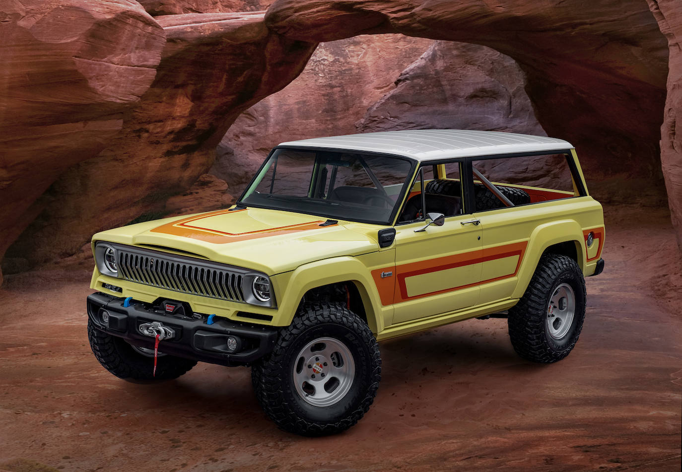 Nueva de vehículos conceptuales llamativos, eficientes y con capacidad para misiones específicas durante el 57 Easter Jeep Safari anual (del 1 al 9 de abril de 2023) en Moab, Utah