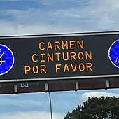 Las clamorosas faltas de ortografía en los nuevos mensajes de la DGT en sus paneles informativos