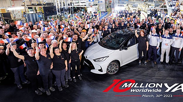 La unidad 10 millones, un Yaris GR SPORT, se ha fabricado en la planta de Toyota en Valenciennes (Francia), sede de la producción europea de Yaris desde 2001