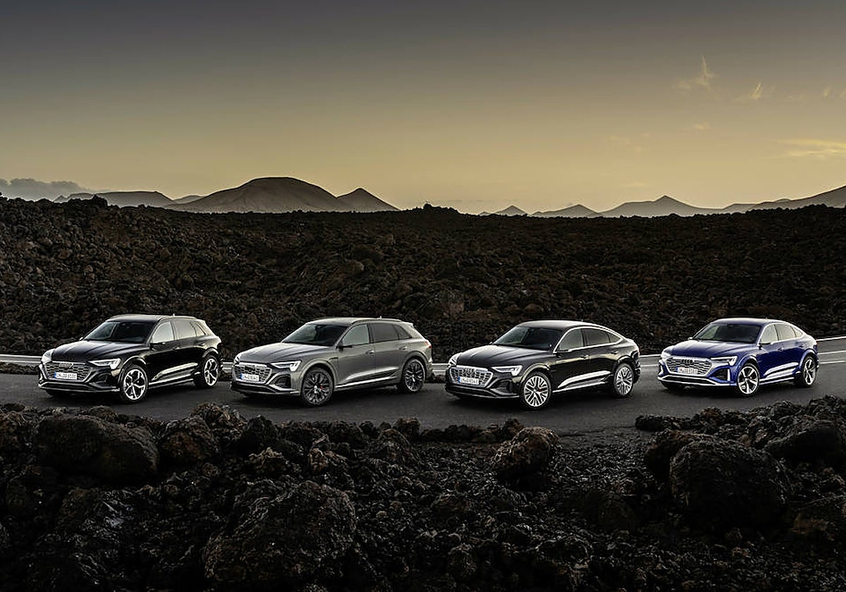 El Audi Q8 e-tron ha aumentado un 33% su autonomía -para llegar a los casi 600 km- con respecto al original de 2018