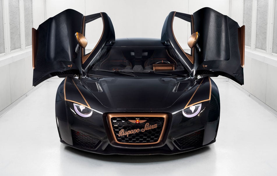 De hecho, no hay dos Hispano Suiza iguales, es totalmente personalizable.