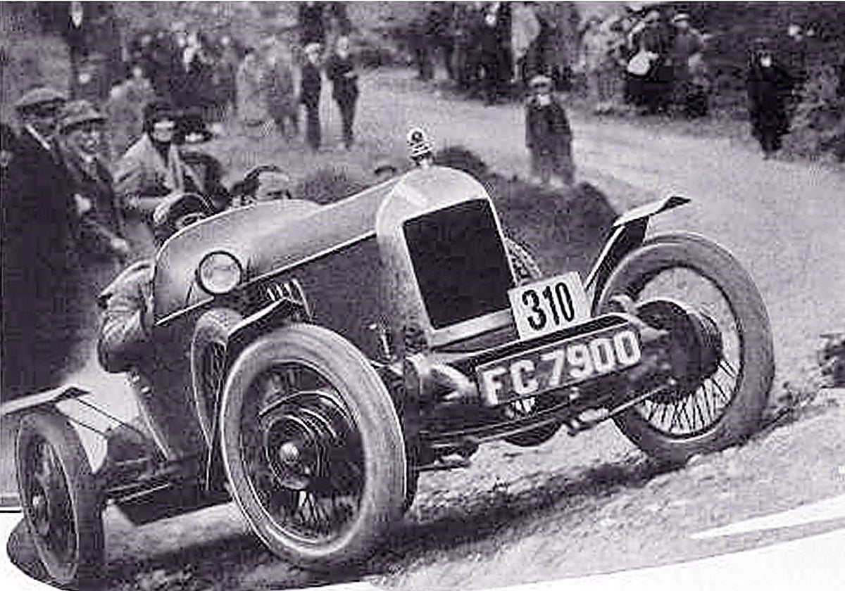 El Old Number One camino de la victoria en la Blue Hills Mine del Land's end Trial de 1925