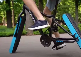 La bici sin ruedas, la última invención que sorprendentemente funciona
