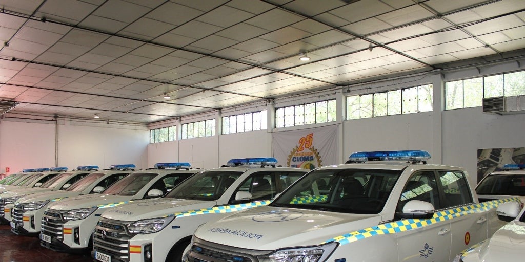 This is the new fleet of cars ready to serve the Air Force