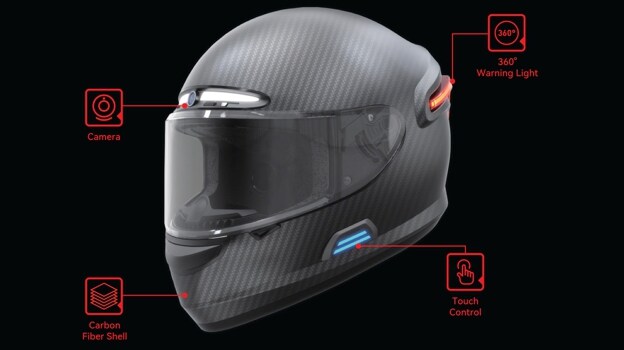 Así es el primer casco inteligente para moto que salvará tu vida