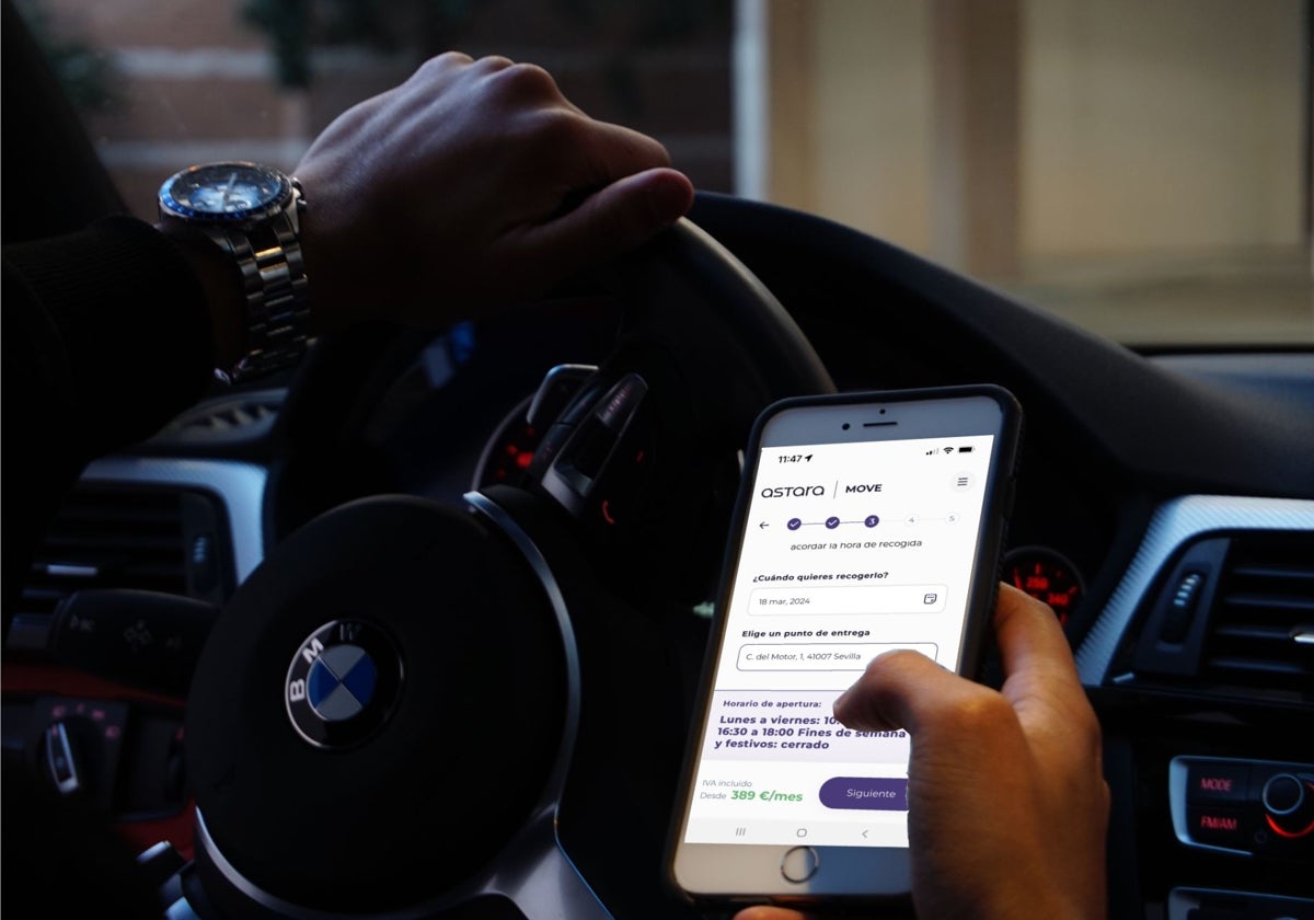 Los servicios de suscripción de Astara Move se controlan en una app.