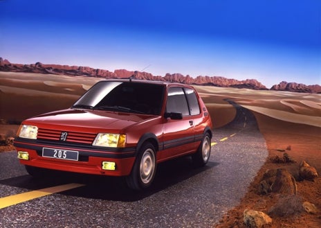 Imagen secundaria 1 - Las versiones GTi del Peugeot 205 son muy valoiradas en la actualidad