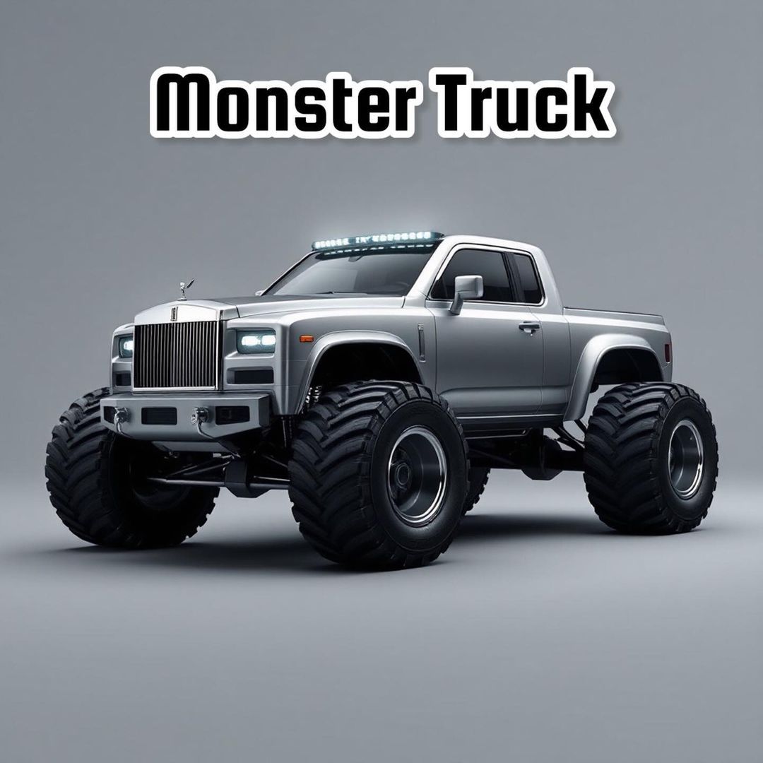 Un monster truck haría las delicias de más de un aficionado.