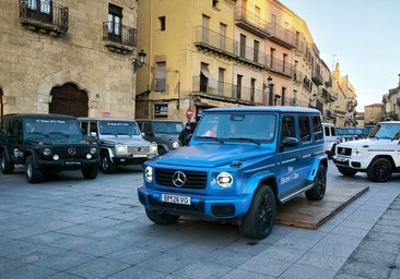 El Mercedes G celebra su 45 aniversario presentando en Ciudad Rodrigo su versión eléctrica