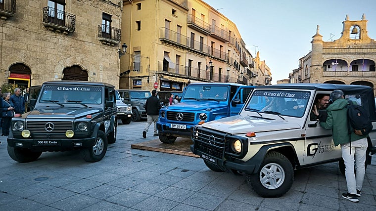 Cuarenta y cinco años de historia del «Geländewagen», se dieron cita en Ciudad Rodrigo