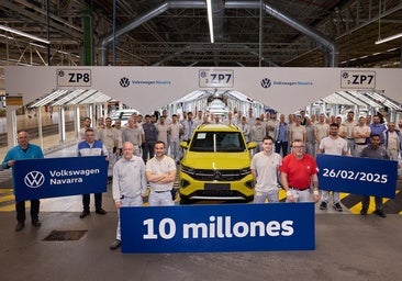 Volkswagen Navarra fabrica su coche 10 millones