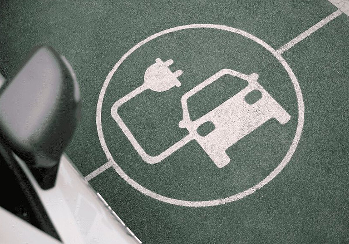 Punto de recarga para coches eléctricos