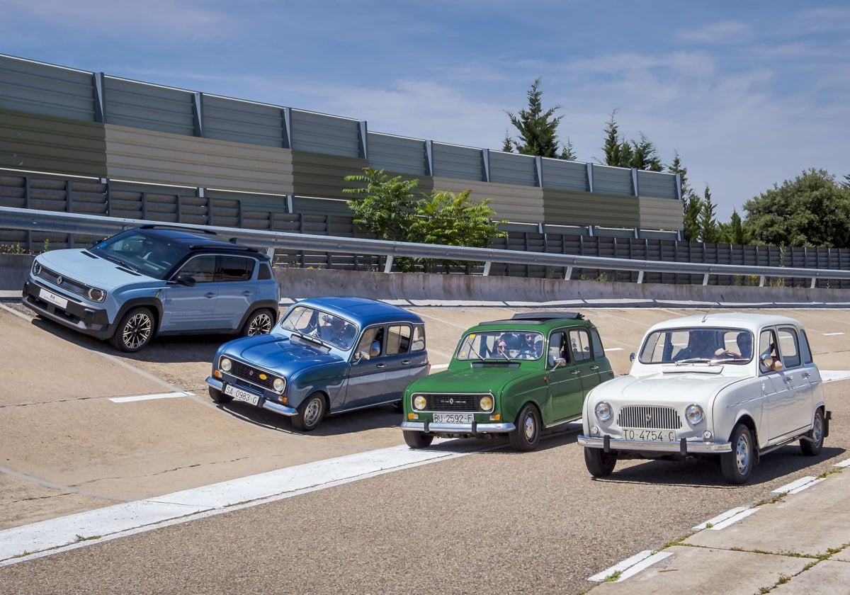 Pasado y presente de Renault 4 se encuentran en el centro de I+D+i de Valladolid