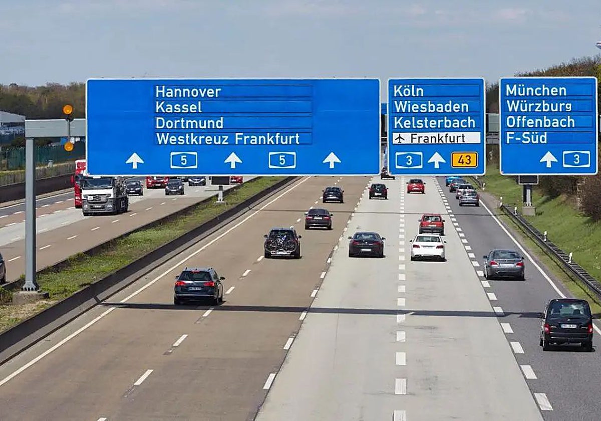 Autopista en Alemania