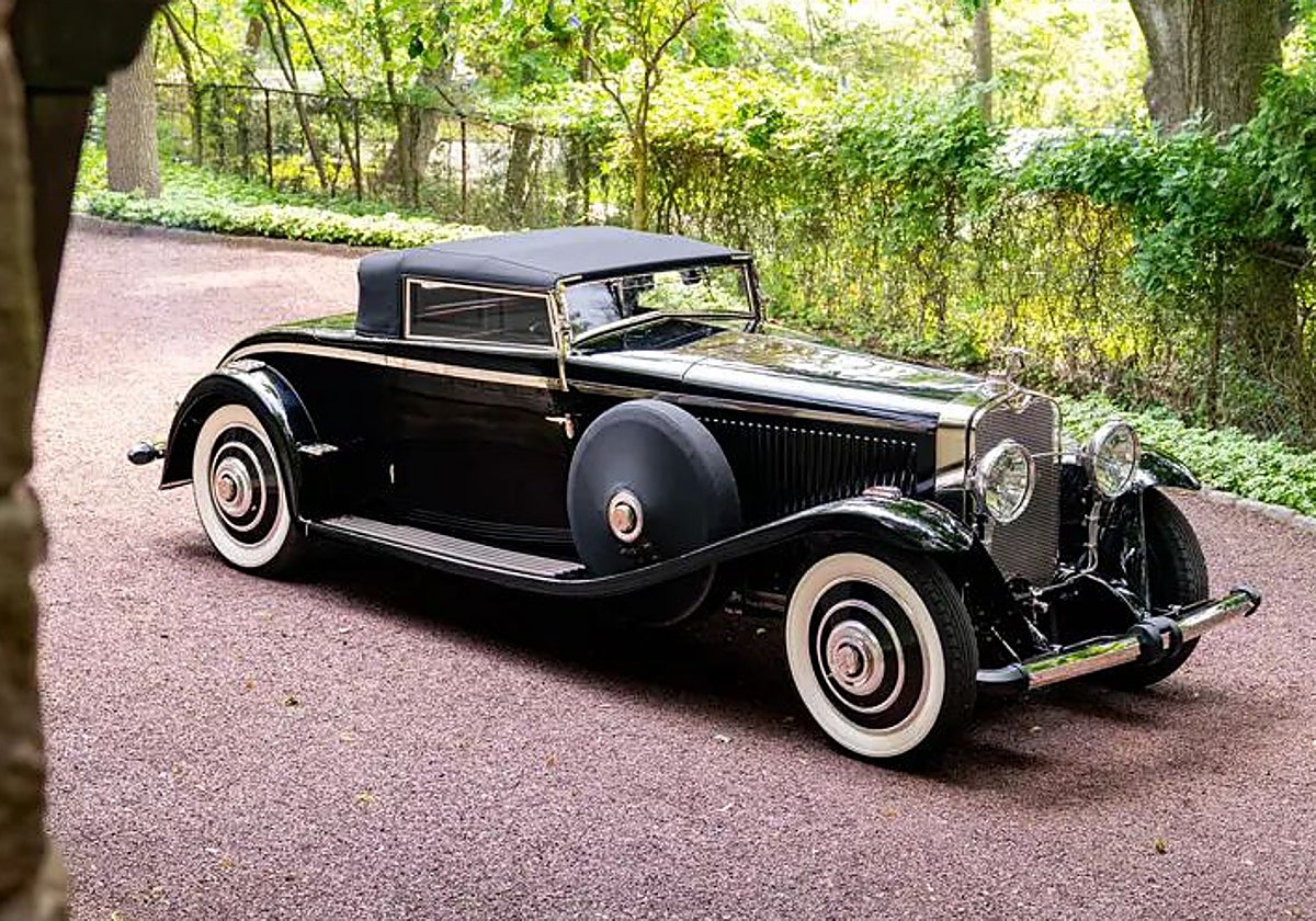 El Hispano-Suiza H6B que saldrá a subasta.