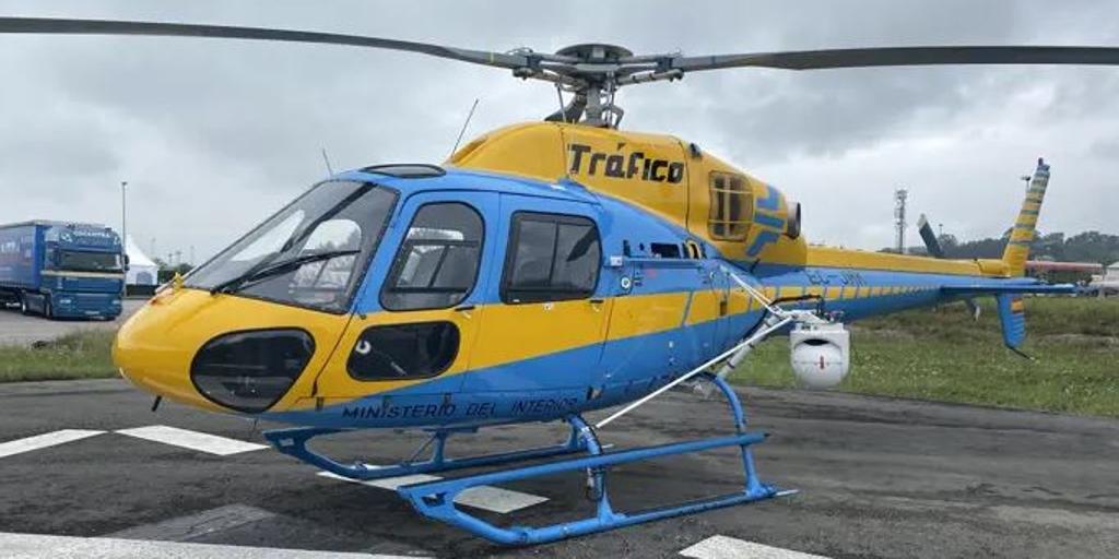Los 9 helicópteros de vigilancia de DGT, en tierra desde el 1 de septiembre tras finalizar el contrato de mantenimiento