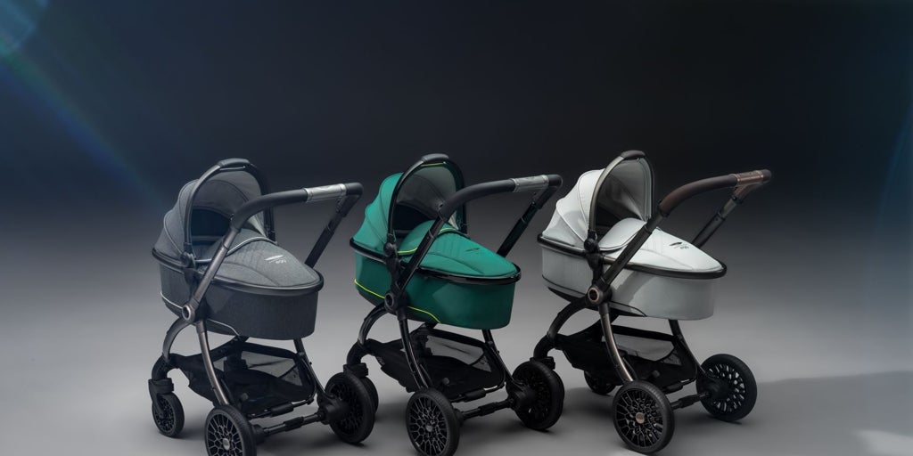 Aston Martin presenta un cochecito para bebé de altas prestaciones