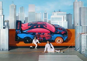 Mercedes-Benz y Hot Wheels: un CLA a tamaño real convertido en obra de arte