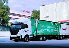 Así es el primer camión de pila de combustible que ya circula por Europa