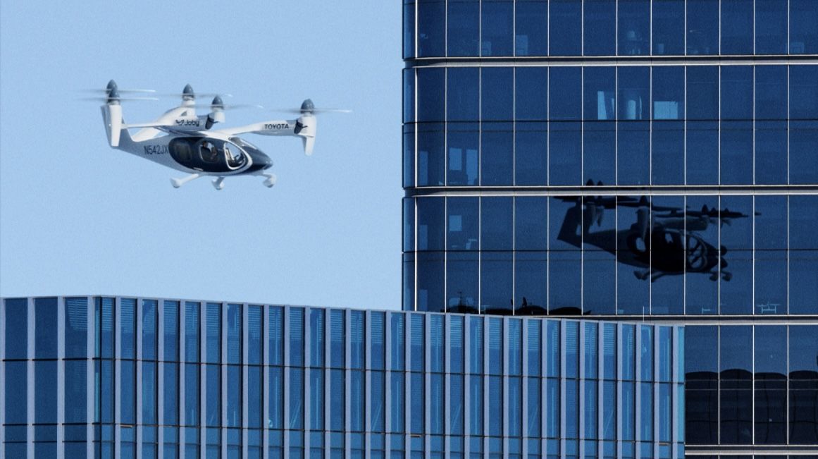 El Joby aircraft. Una aeronave eléctrica de despegue y aterrizaje vertical (eVTOL) desarrollada junto a Joby Aviation y Toyota Motor Corporation.