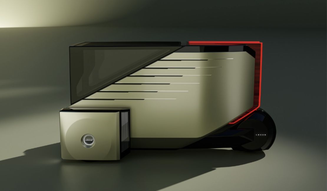 LS Micro Concept que es un vehículo autónomo individual para entornos urbanos, concebido como cápsula de movilidad personal y espacio de desconexión.